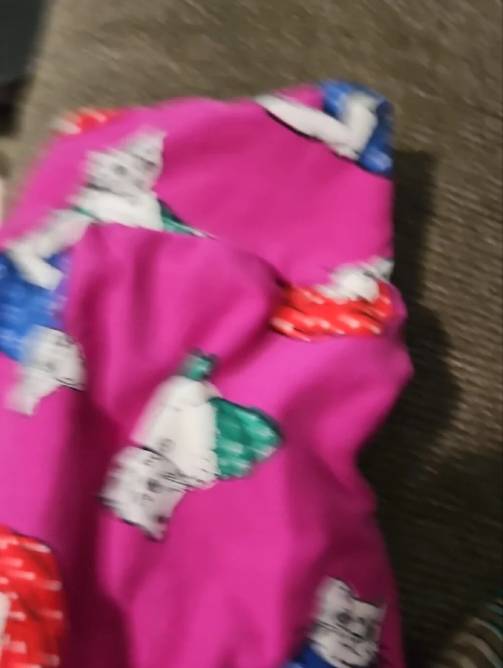 ❤️ Simple Pleasures Ladies Pink Cat Print Pajama Pants. Sz Large